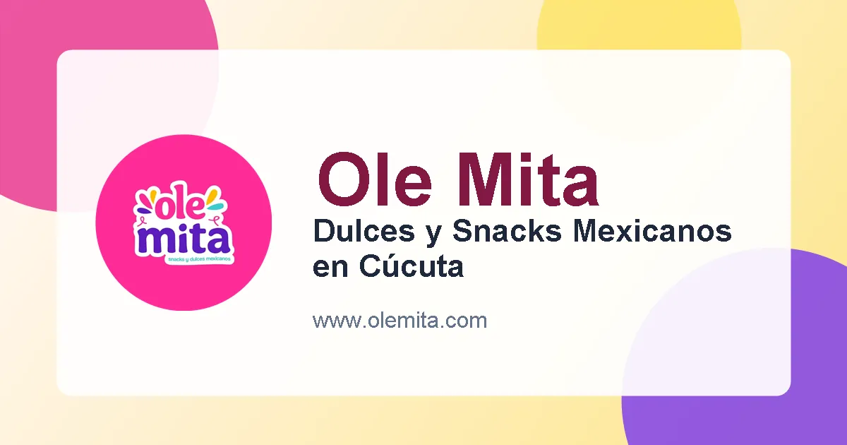 Pieza oficial de Ole Mita con su logotipo y nombre comercial